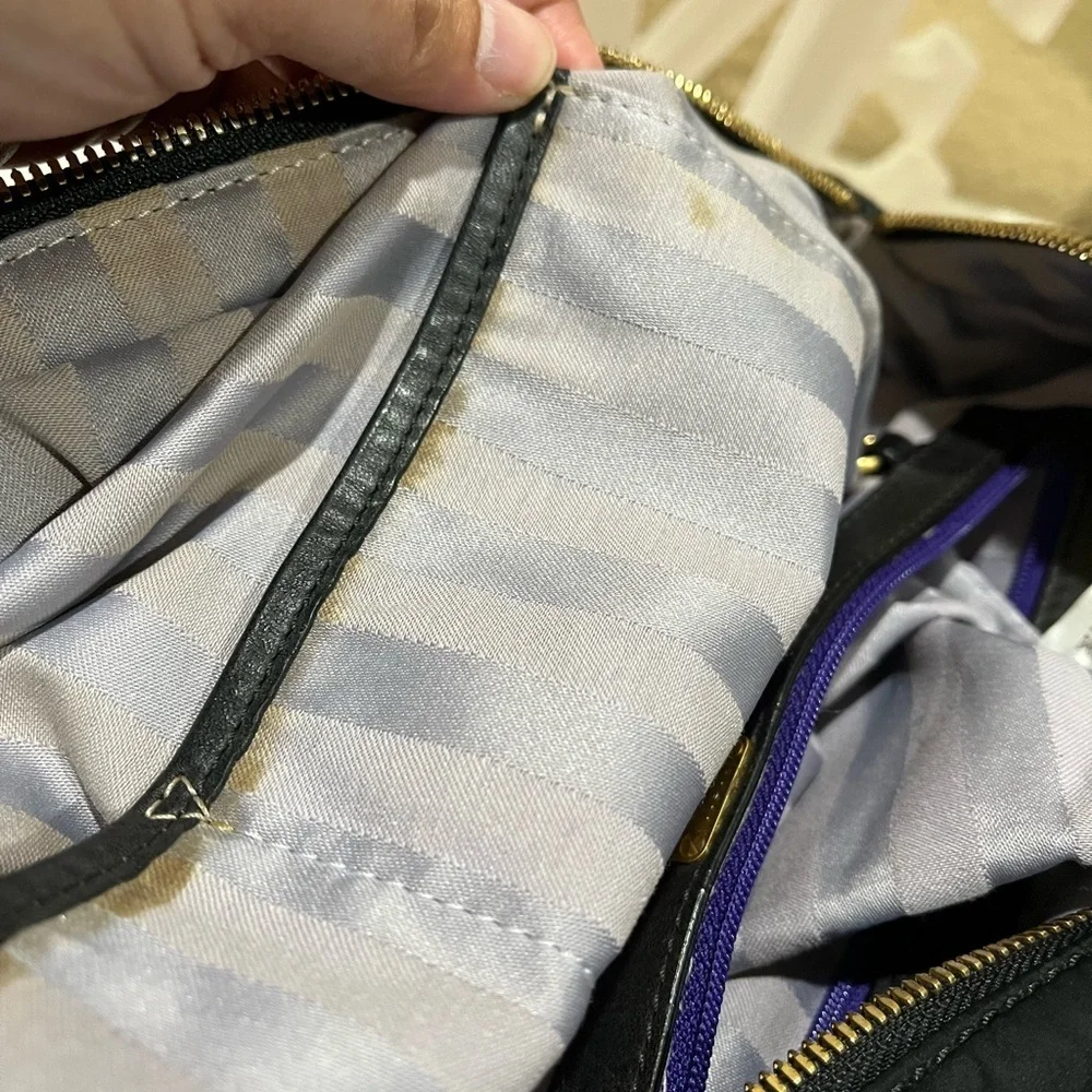 MCM 2WAY BLACK POLYESTER BAG - Picture 13 of 16